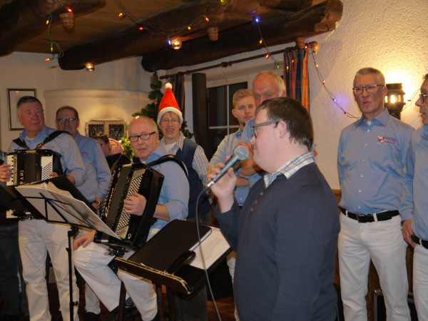 Weihnachtsfeier mit der Integrationsgruppe
