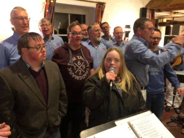 Weihnachtsfeier mit der Integrationsgruppe