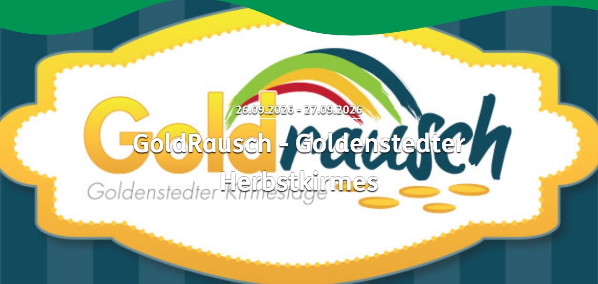 Poster Goldrausch Goldenstedt